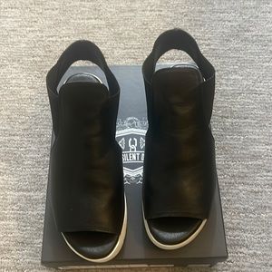 Silent D Ozie black/white sole leather size 39